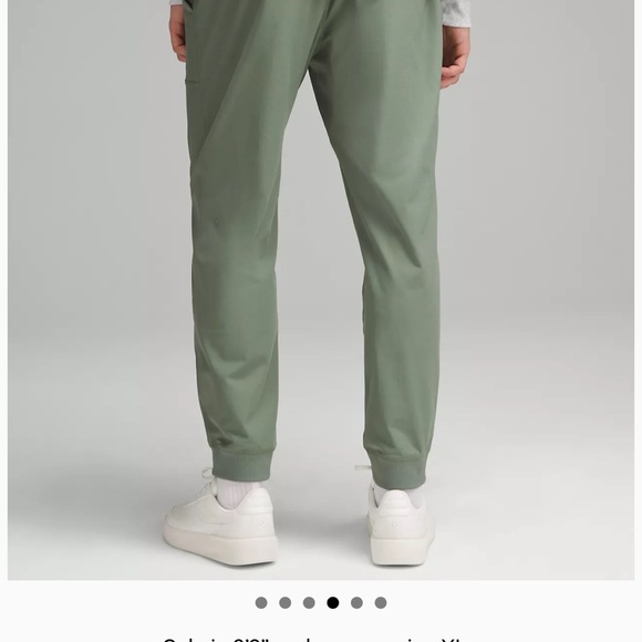 Lululemon Athletica Green Sweatpants Relaxed Fit Drawstring - Picture 4 of 11